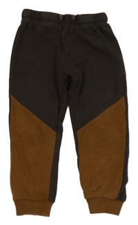 Tmavohnědo-hnědé tepláky H&M