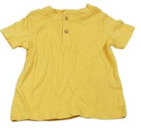 Tmavožluté melírované tričko F&F