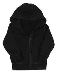 Čierna prepínaci mikina s kapucňou George