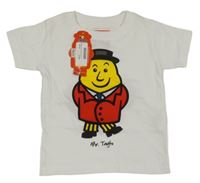 Nové - biele tričko s Mr. Tayto