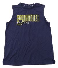 Tmavomodré tílko s logem PUMA