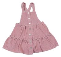 Ružová menšestrová prepínaci na traká sukňa Matalan