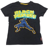Tmavošedé tričko Black Panther s nápisem s překlápěcími flitry M&S