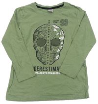 Khaki triko s lebkou Y.F.K.