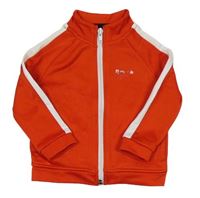 Červená športová prepínaci mikina Reebok