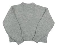 Sivý melírovaný trblietavý sveter F&F