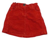 Červená menšestrová sukňa Next