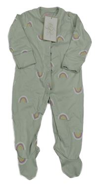 Nové - Světlezelený overal s duhami V by Very