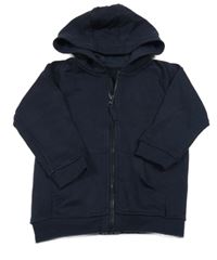 Tmavomodrá prepínaci mikina s kapucňou Matalan