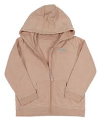 Ružová prepínaci mikina so srdiečkami a kapucňou Matalan