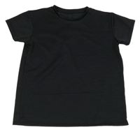 Černé melírované sportovní tričko Dunnes