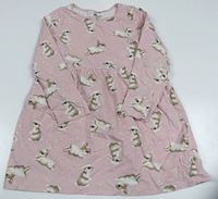 Svetloružové šaty s králikmi H&M