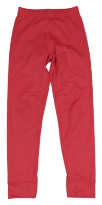 Malinové thermo nohavice Crane