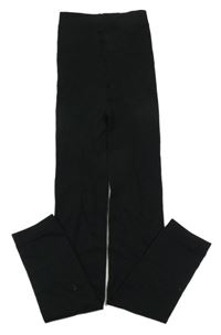 Černé thermo punčocháčové legíny