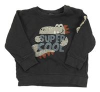 Tmavosivá mikina s dinem blue seven