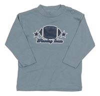 Světlemodré triko s míčem 