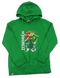 Zelená mikina s kapucí - Lego Ninjago