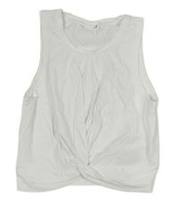 Bílý crop top 