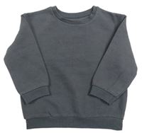 Sivá rebrovaná mikina Primark
