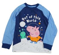 Modro-tmavomodré triko s Tomíkem Mothercare