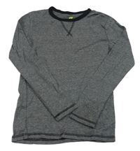 Sivé melírované tričko H&M
