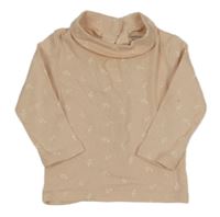 Ružový kvetovaný rolák Vertbaudet