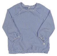 Modro-biela pruhovaná blúzka Yigga