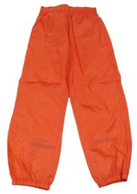 Červené šusťákové voděodolné kalhoty