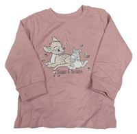 Ružová mikina s Bambim a Dupíkem Disney