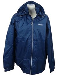 Pánská tmavomodrá šusťáková jarní outdoorová bunda s kapucí Regatta vel. 3XL