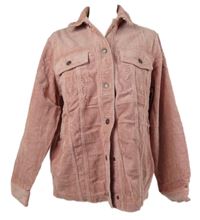 Dámská růžová manšestrová bunda Next 