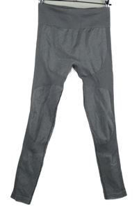 Dámské šedé sportovní funkční legíny 