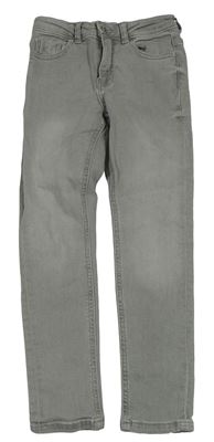 Světlešedé skinny rifle Mango