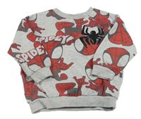 Sivá mikina so Spidermany Marvel
