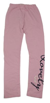 Světlerůžové tregíny s nápisem NKD