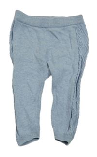 Svetlomodré pletené nohavice Next