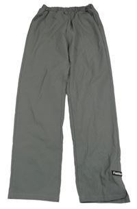 Sivé šušťákové nohavice Shein