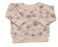 Světlerůžová květinová mikina Primark