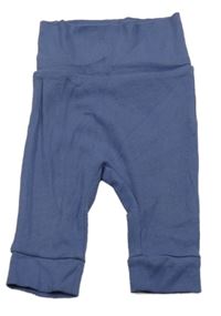 Modré rebrované ľahké tepláky Lily & Dan