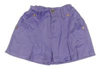 Fialová sukňa s vreckami