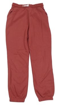 Růžovo-hnědé tepláky Primark