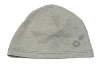 Sivá bavlnená čapica