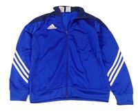 Modrá športová prepínaci mikina Adidas