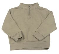 Hnedá mikina so stojačikom Primark