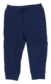 Tmavomodré prošívané tepláky Lily & Dan