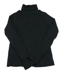 Černý žebrovaný rolák Zara