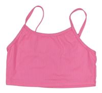 Neónově ružová rebrovaná plavková lambáda Primark