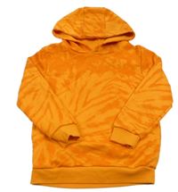 Oranžová batikovaná mikina s kapucňou Dunnes