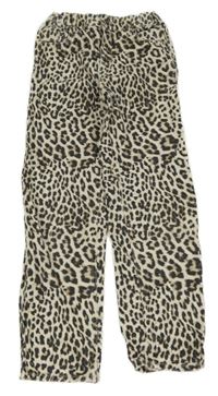 Smetanovo-čierne leopardí rifle River Island