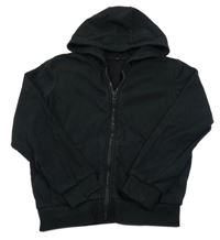 Černá propínací mikina s kapucí George 